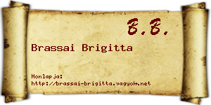Brassai Brigitta névjegykártya