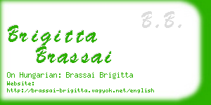 brigitta brassai business card